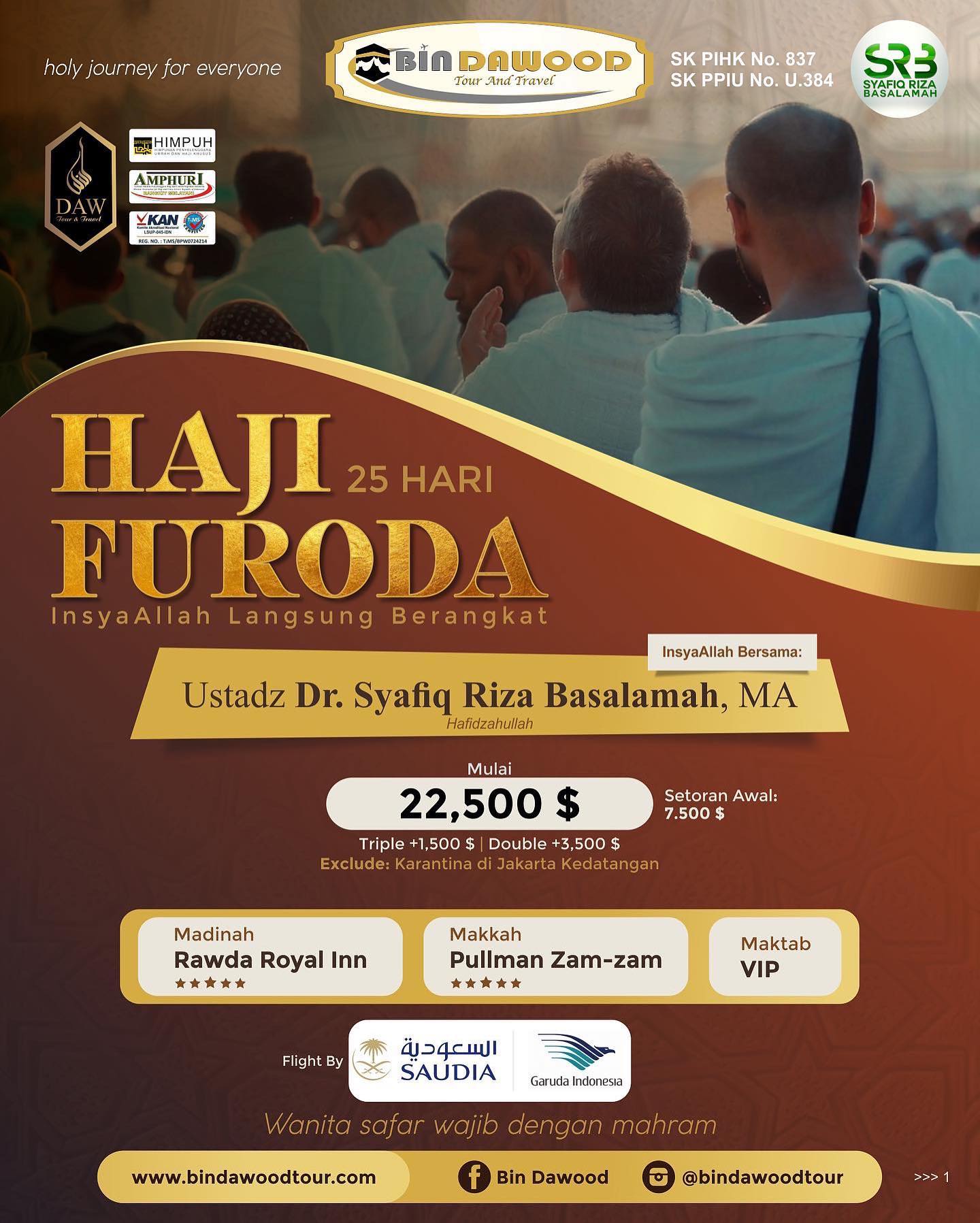 . HAJI KHUSUS Visa... - Ustadz Dr. Syafiq Riza Basalamah M.A