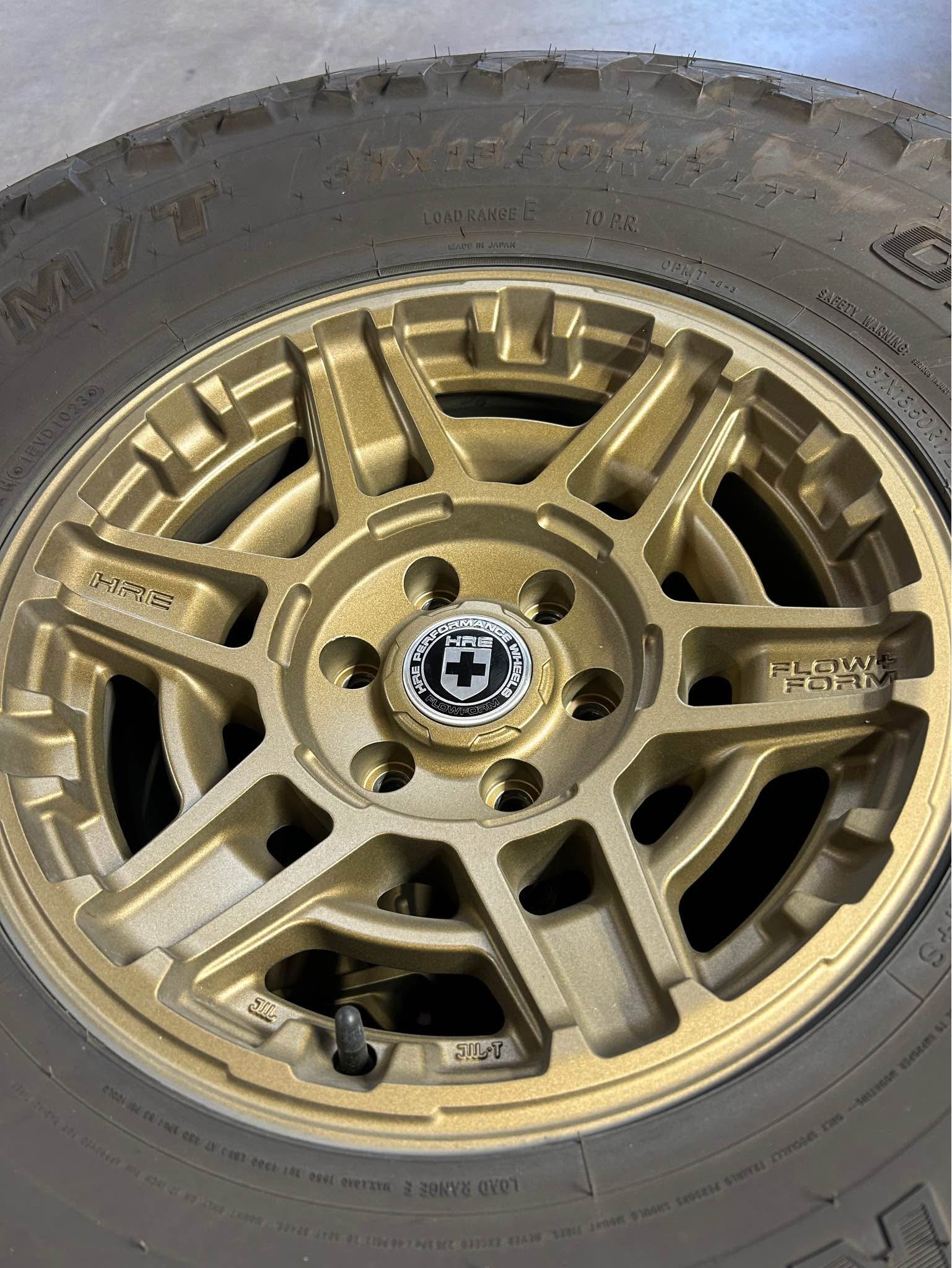 Ford Bronco Raptor and F150 6x135 bolt pattern HRE rims and tires - Car ...