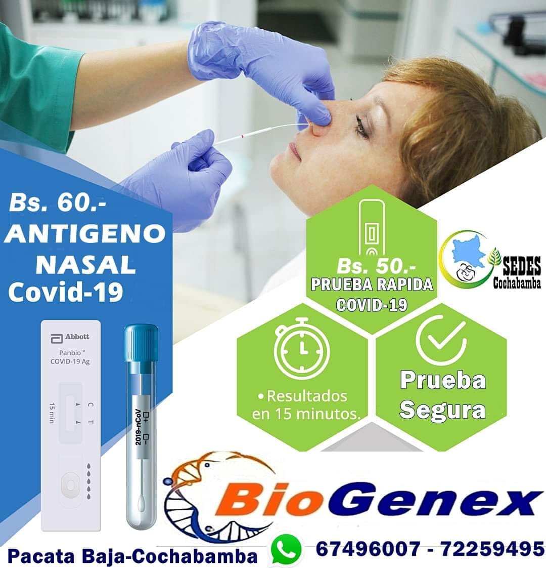 Laboratorio Clínico BioGenex | Cochabamba
