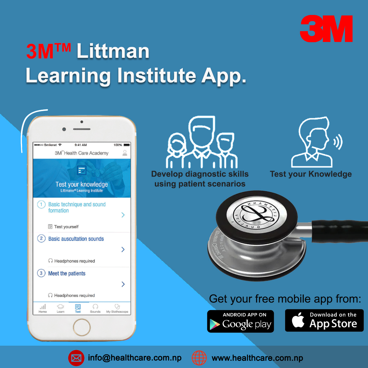 Move through engaging modules that... - 3M Healthcare, Nepal