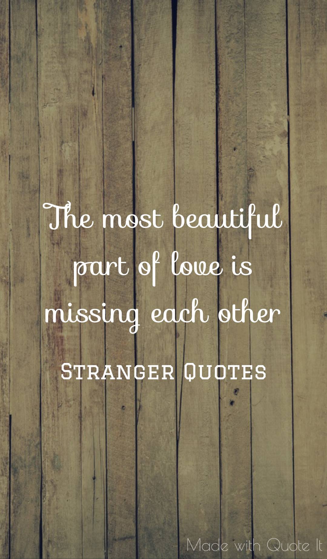 Stranger Quotes