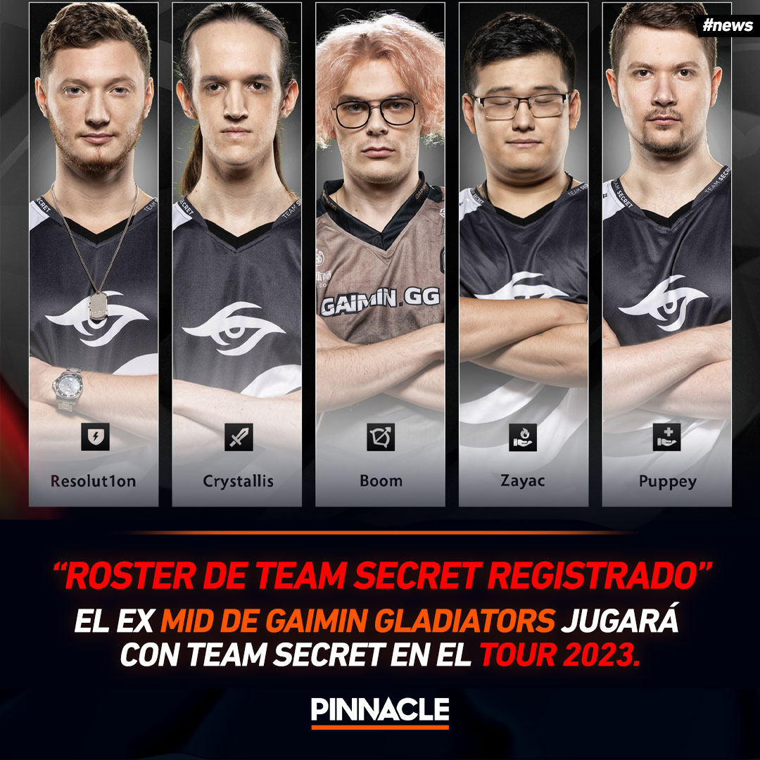 🔥NUEVO ROSTER DE TEAM SECRET PARA... - Pinnacle eSports LATAM | Facebook