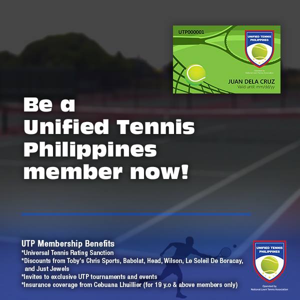 Be a UTP Member! Step 1:... - Unified Tennis Philippines | Facebook