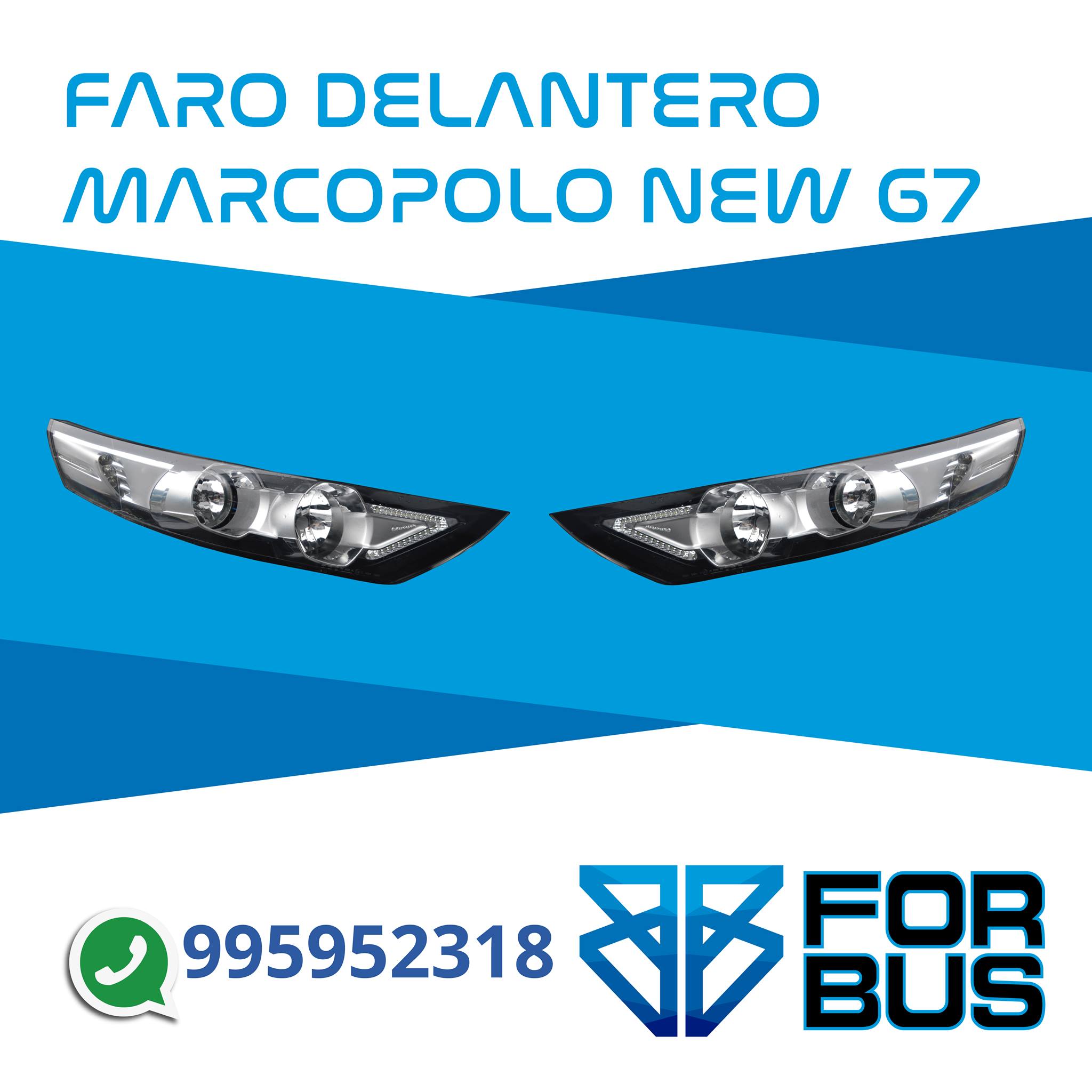 FORBUS PERU SAC - 🚨Faros Delantero Marcopolo New G7🚨 Stock Limitado ...