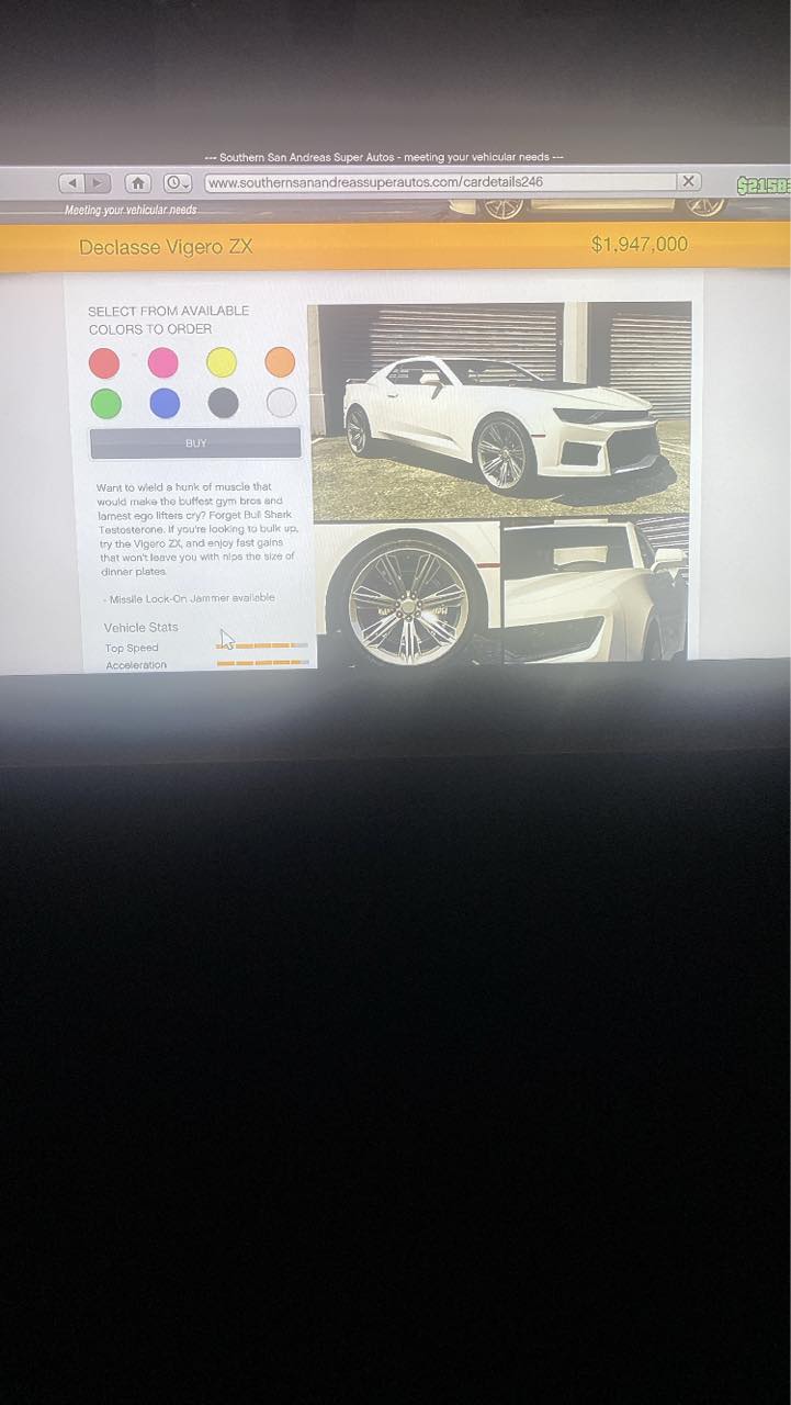 Does anyone have the car on Benny's PS4?
