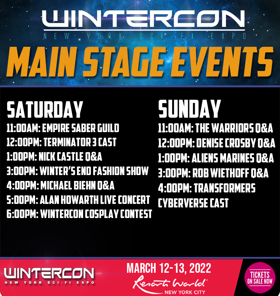 Winter Con - The Wintercon Main Stage schedule is here!...