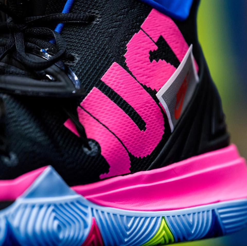 An on-feet look at the “Just Do It” Nike Kyrie 5.