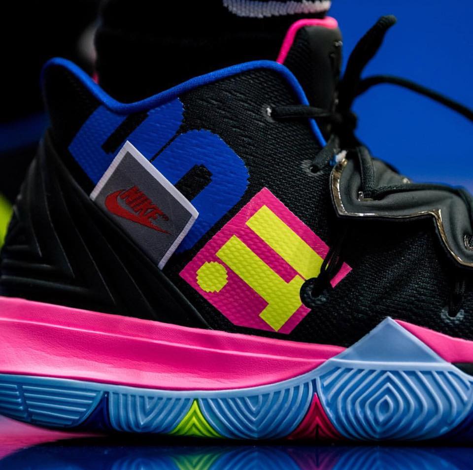 An on-feet look at the “Just Do It” Nike Kyrie 5.