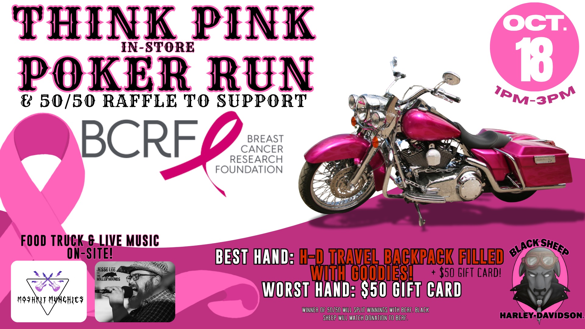 Think Pink In-Store Poker Run