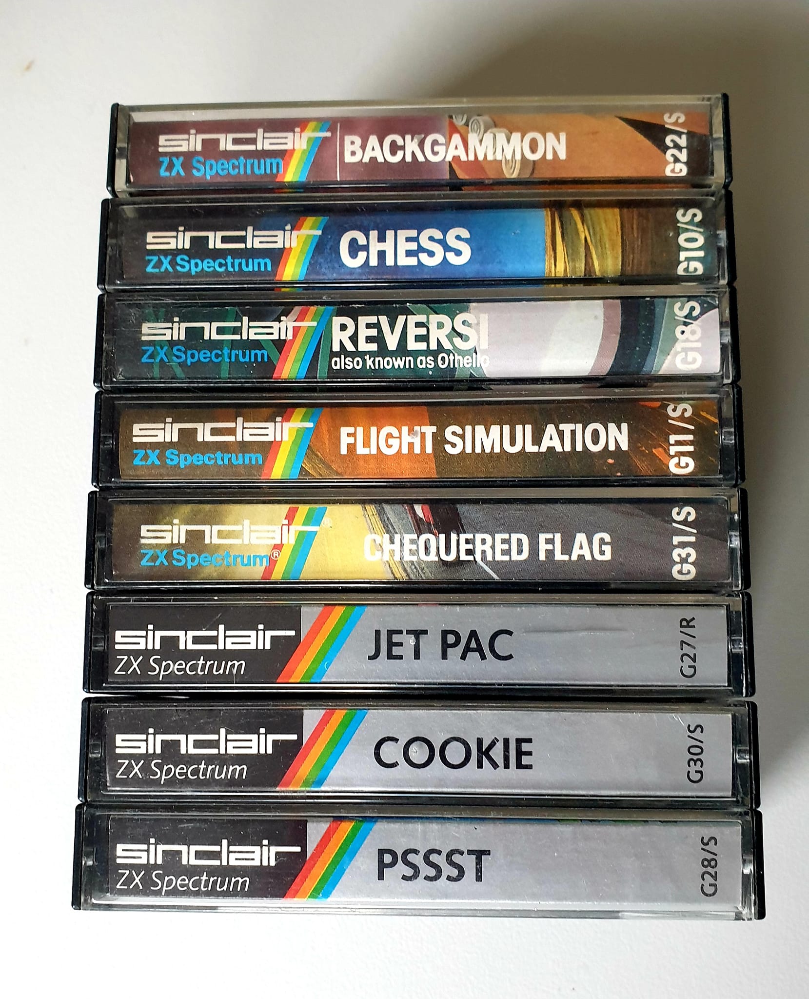 My original ZX games. And, who reminder Peek & Poke's instructions
