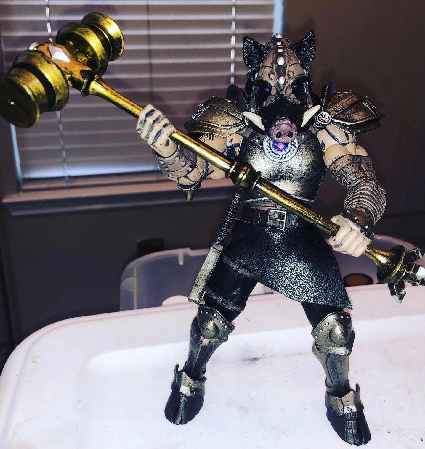 My custom Mythic Legions, Boarrior!!!