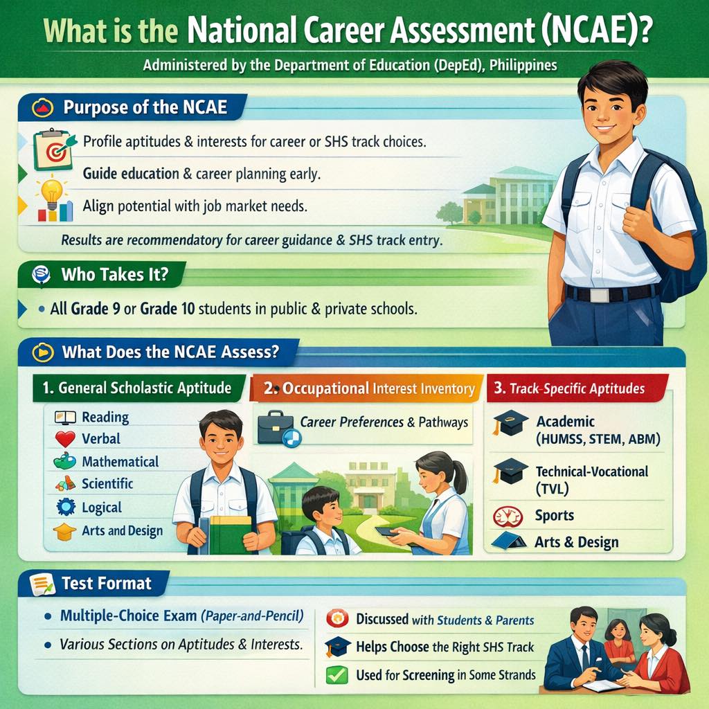 Rocky Rabino - Ang National Career Assessment Examination... | Facebook