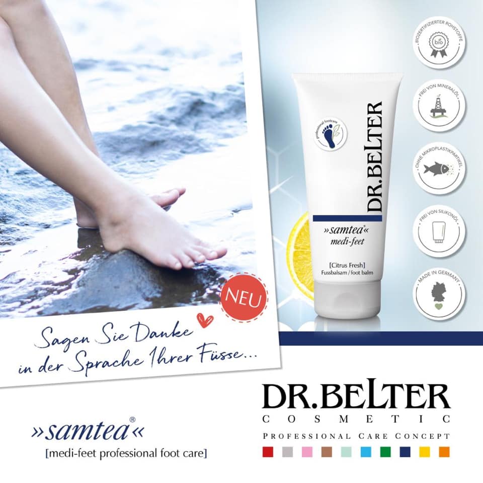 samtea®«專業足部護理系列】 新品上市 足部及腿部專業護膚品... - Dr.Belter Taiwan | Facebook