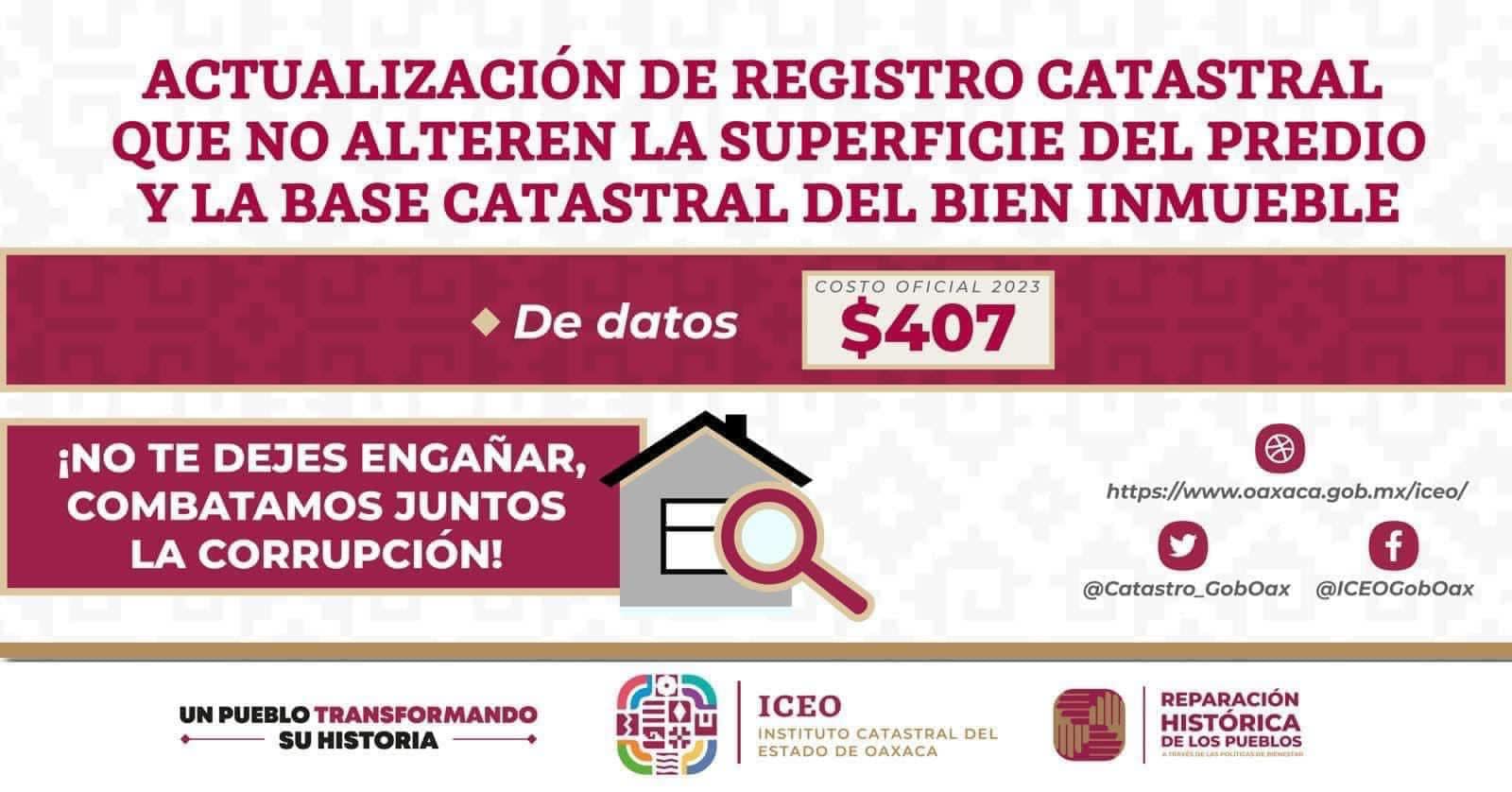 Instituto - Te compartimos el costo oficial 2023 de la actualización de ...