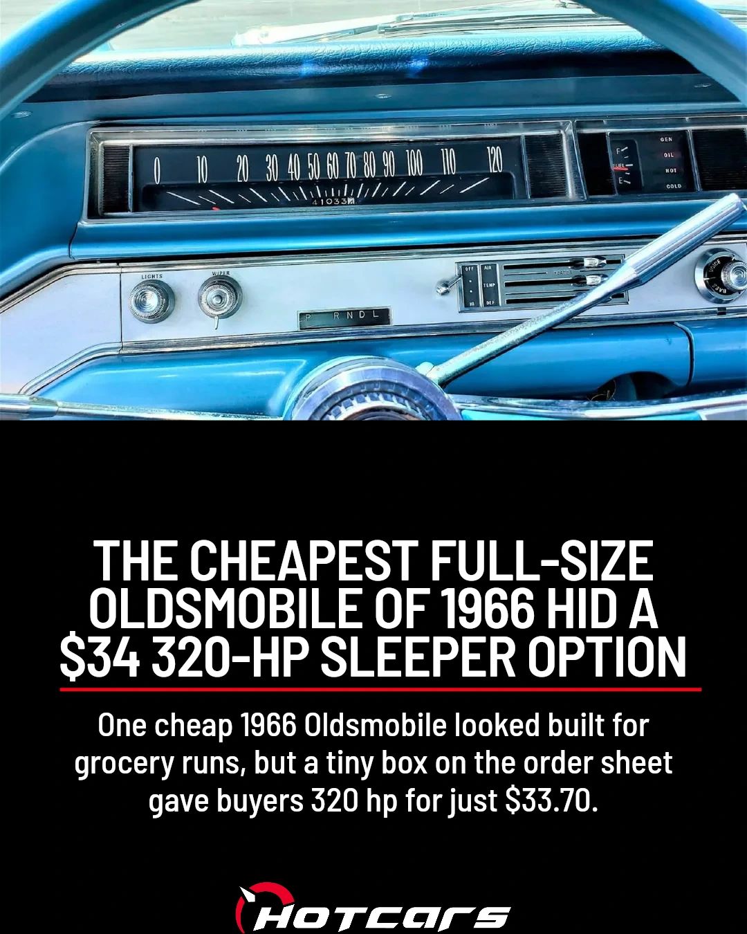 HotCars - One cheap 1966 Oldsmobile looked built for grocery runs