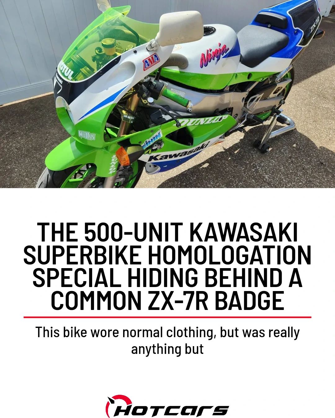 This bike wore normal clothing, but was really anything but ICYMI
