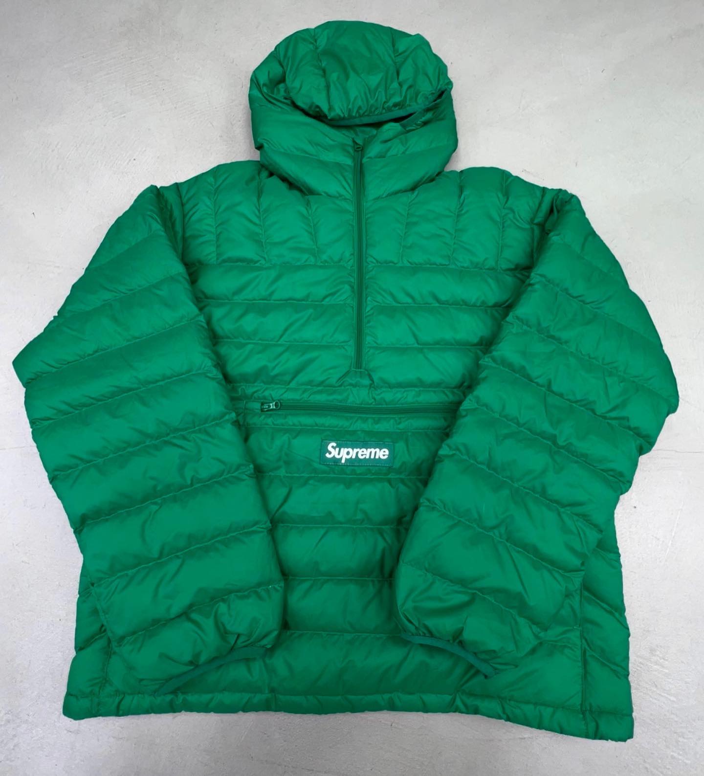 Supreme Micro Down Half Zip “Dark Green