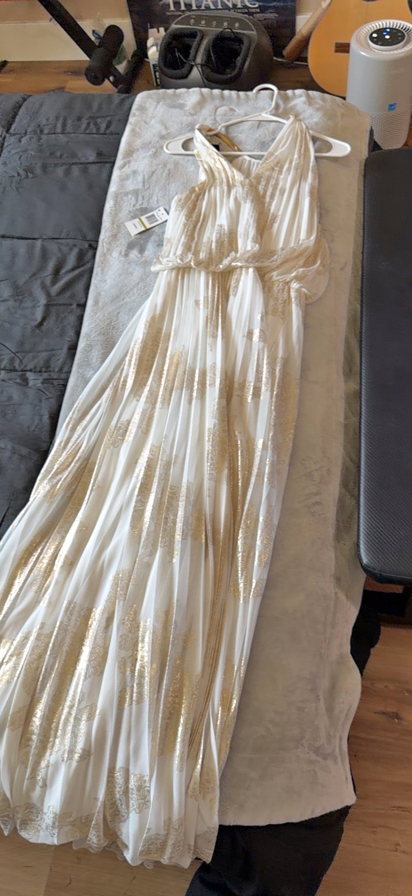 cotton ribbed dress Two-Tone Rib in High Twist Rowen Neck Scarf N993 length sleeve and a Size:XXL 18.0
