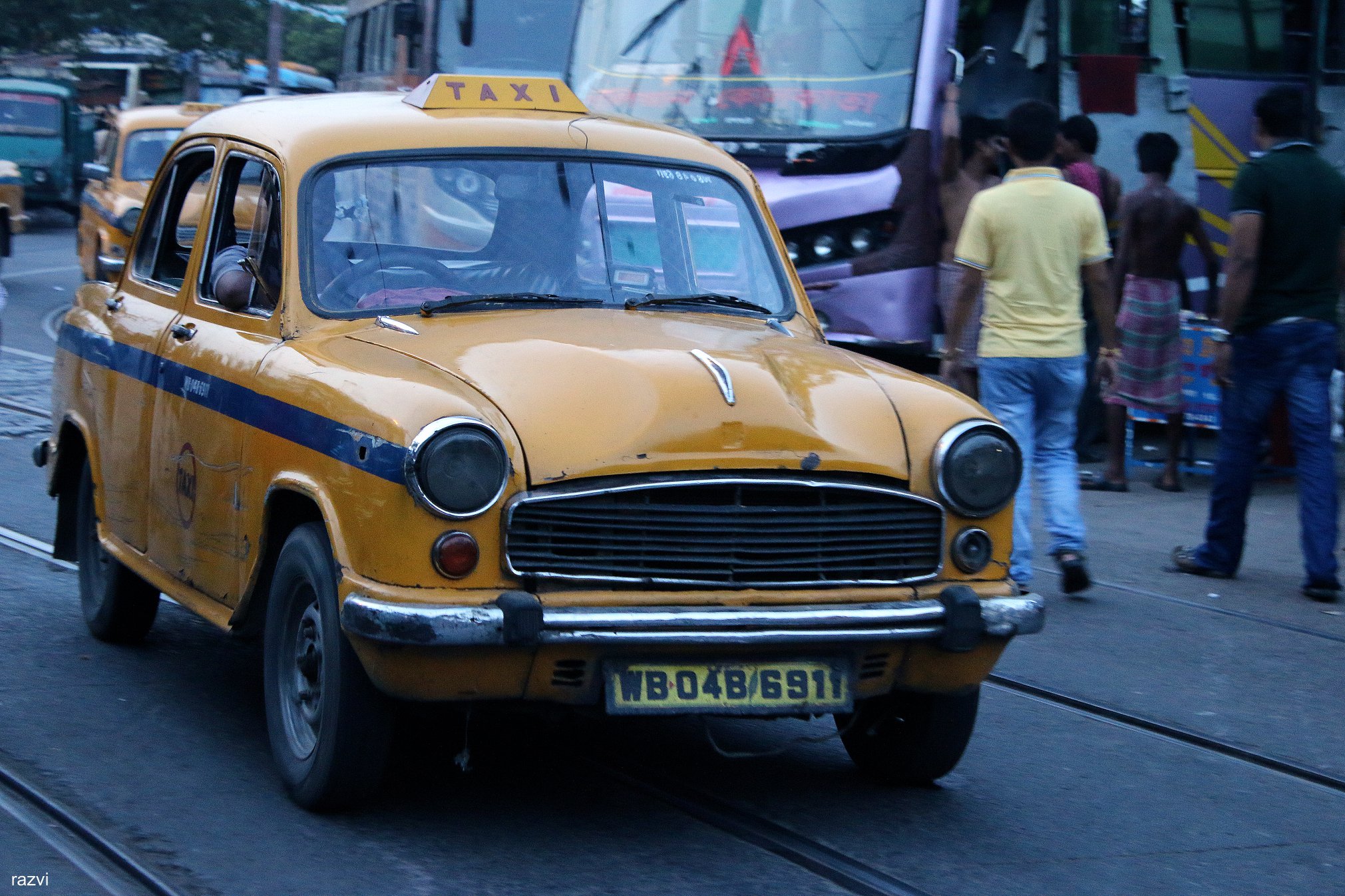 Modèle Réduit Taxi Hindustan Ambassador New Delhi 1980 - Altaya 1:43 - Neuf