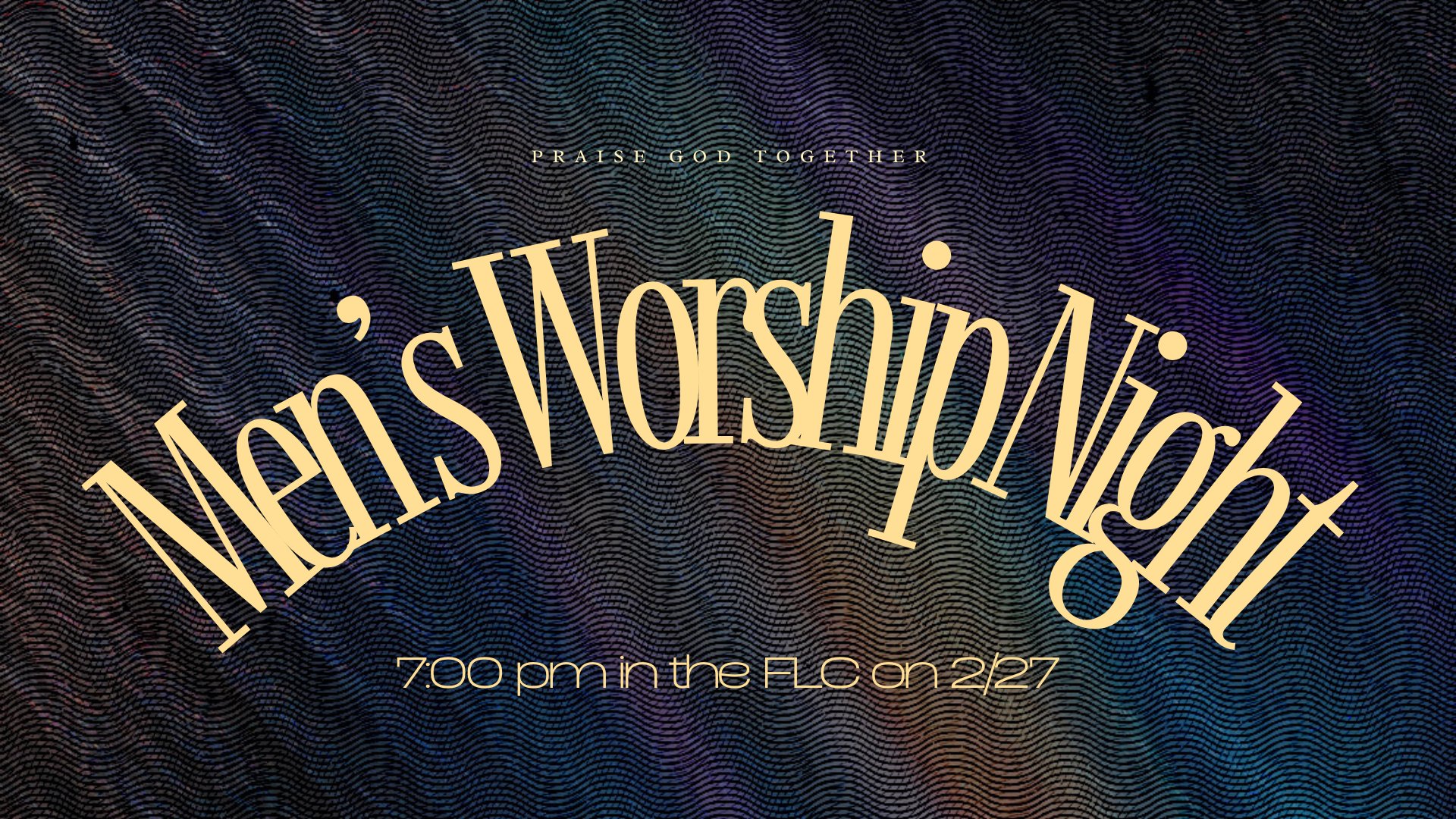 Men's Night of Worship