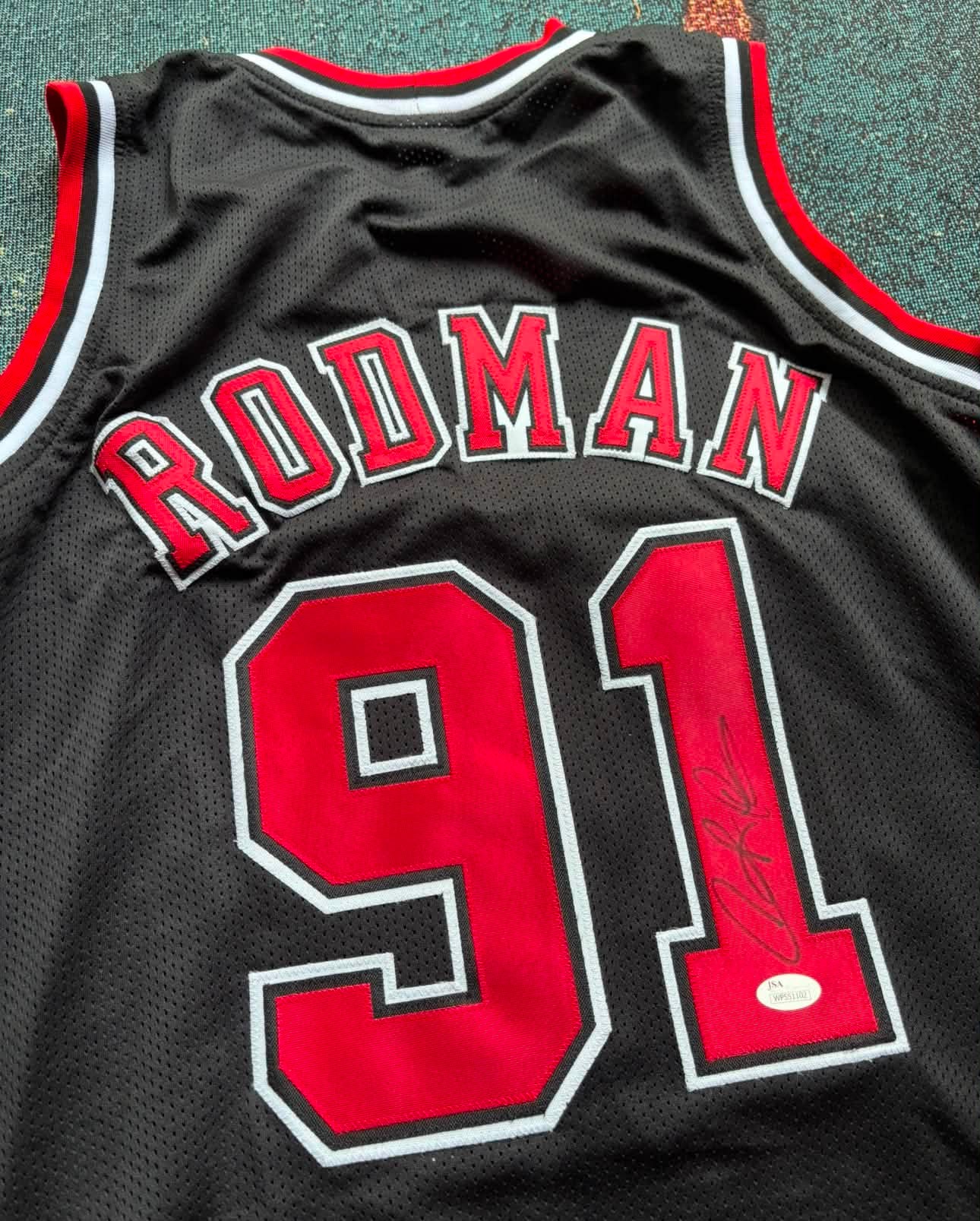 DENNIS RODMAN SIGNED MERCHANDISE IN STOCK WITH COA Jerseys £150