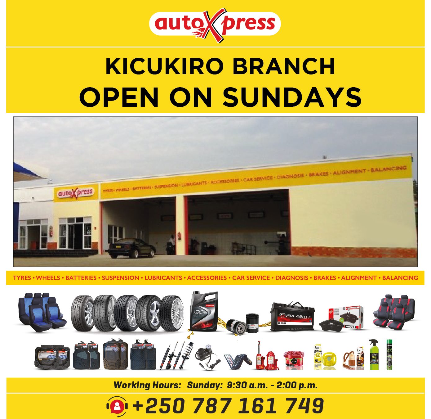 Our Kicukiro branch is now open on... - AutoXpress Rwanda | Facebook