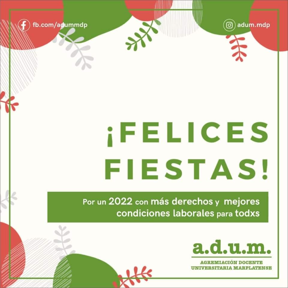 ADUM - Agremiación Docente Universitaria Marplatense - Home