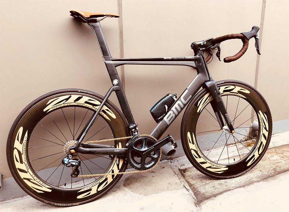 Bmc Tmr01 road bike with Dura-Ace and Zipp 858