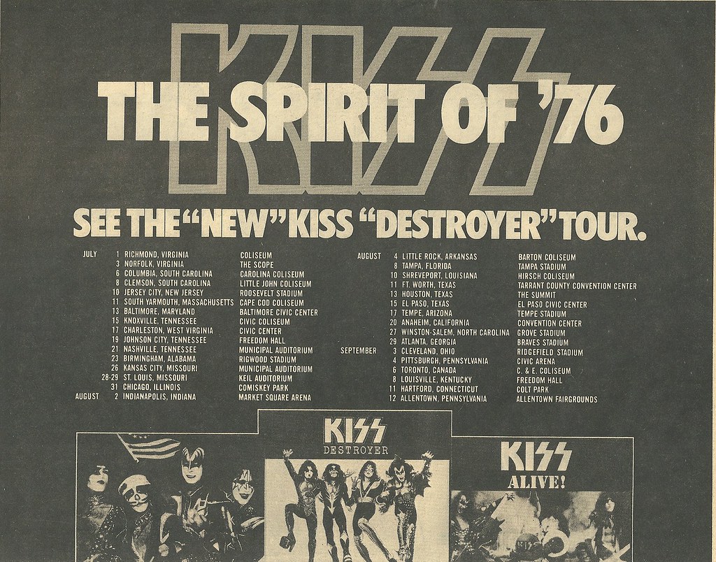 Are you going to the KISS DESTROYER TOUR?