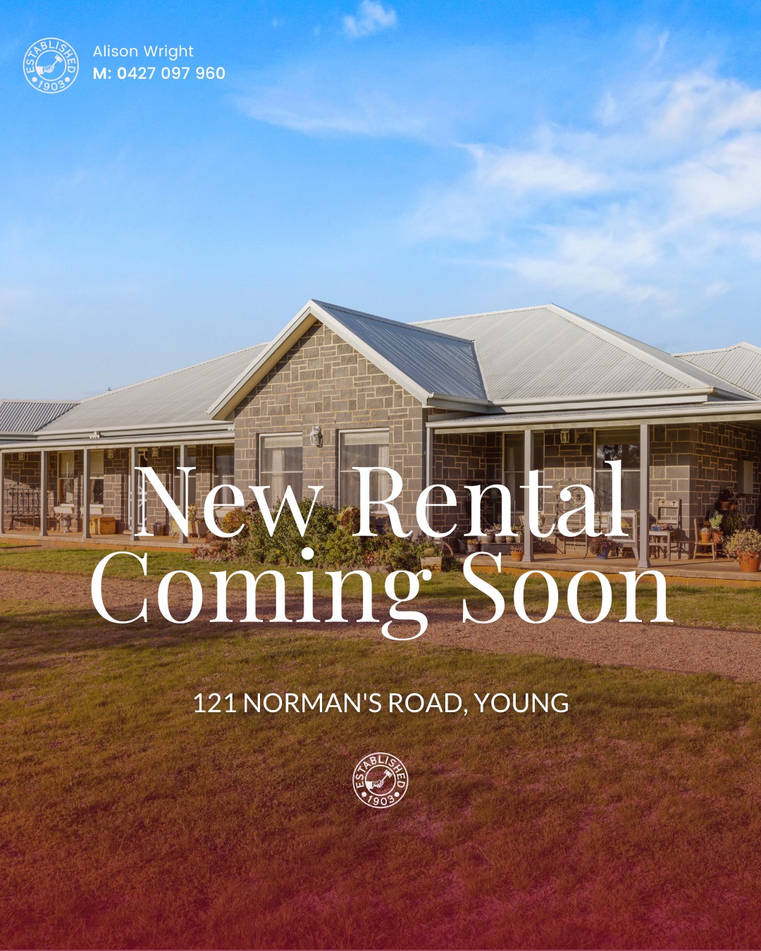Miller - 🏡 NEW RENTAL – COMING SOON TO YOUNG 🏡 📍 121 Normans Road ...