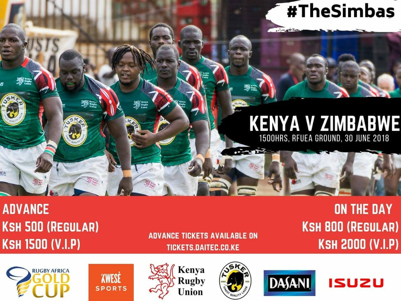 Kenya Rugby - Imesalia siku ishirini na mbili (22) hadi...
