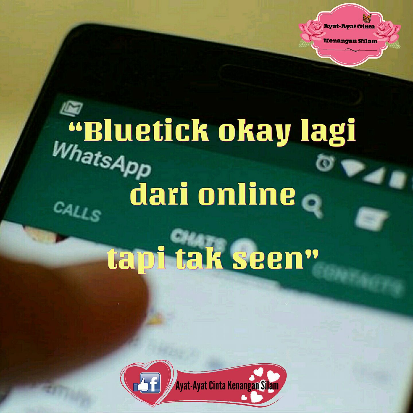 Cinta Kita Mana Lagi Sakit Greytick Bluetick No Facebook