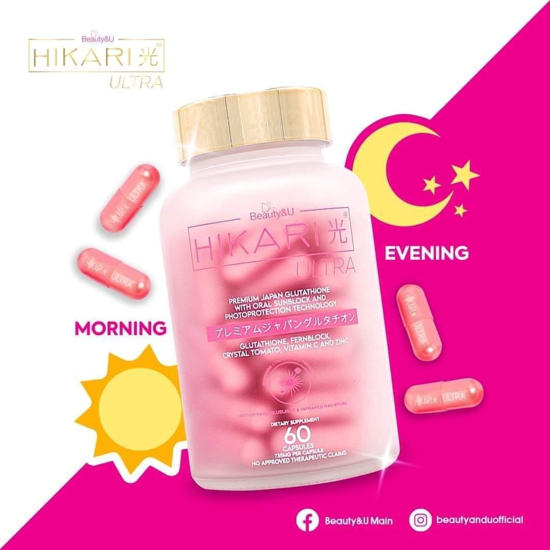 hikari ultra capsule vs lumi glutathione capsule Premium Japan wellness-supplement