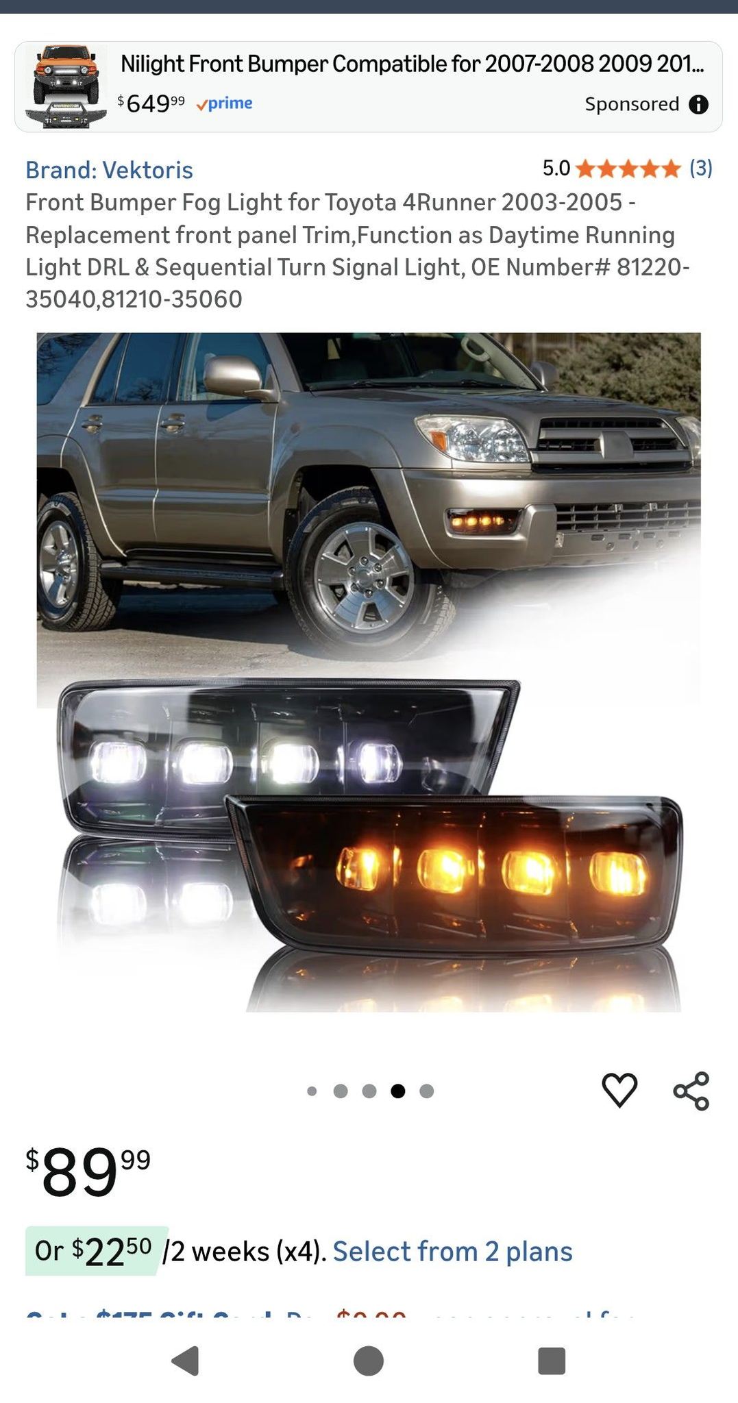 Led light ideas for 2008 Dodge Sprinter conversion