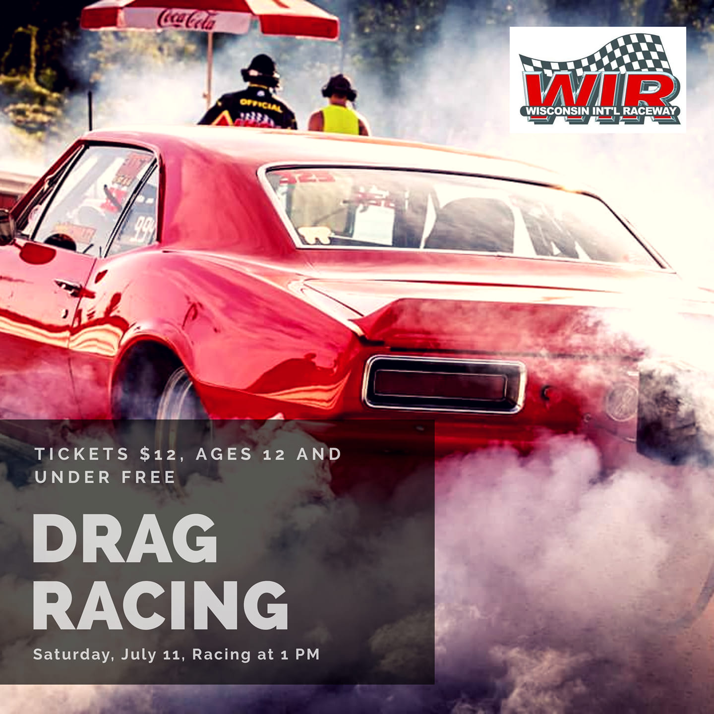 Racing today! Kids 12... - Wisconsin International Raceway