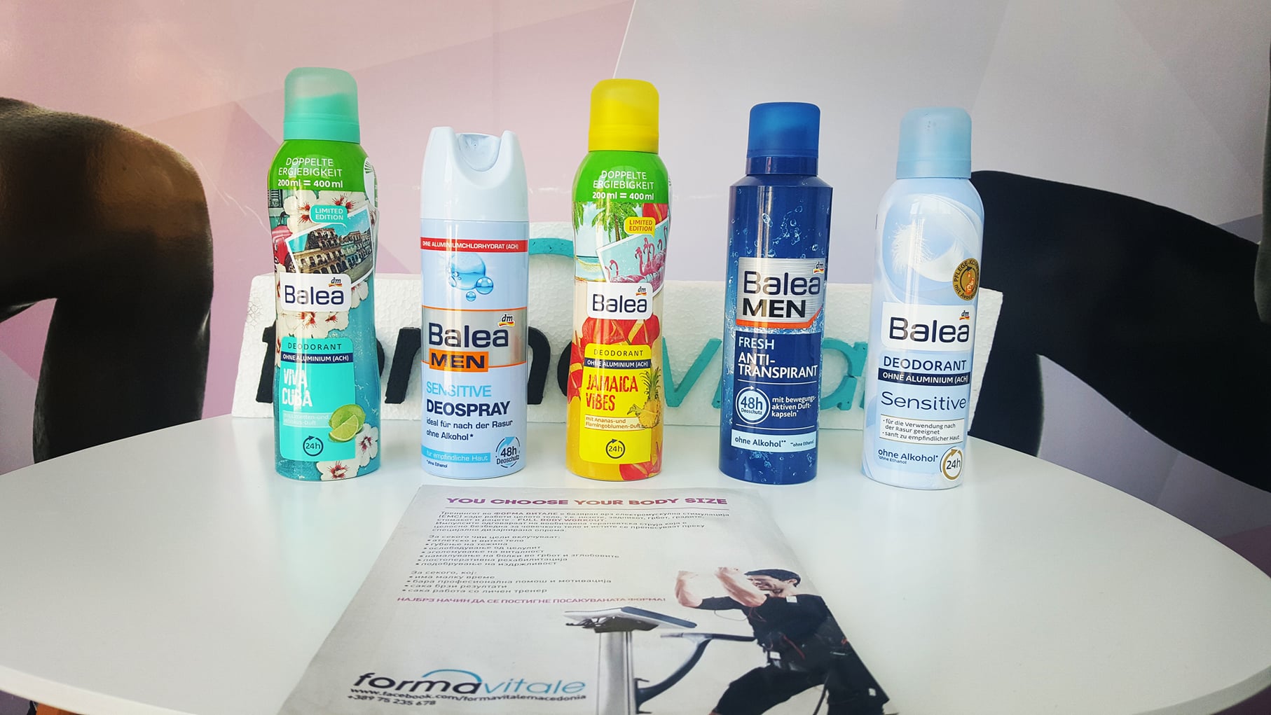 Starting the training with our favourite #dm #balea deosprays! #dm #drogeriemarkt #balea #fresh #spray #deodorant #dm_makedonija