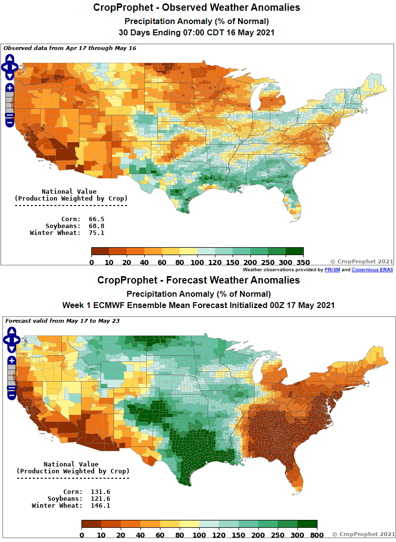 CropProphet - Quantifying the Impact of Weather on Grains