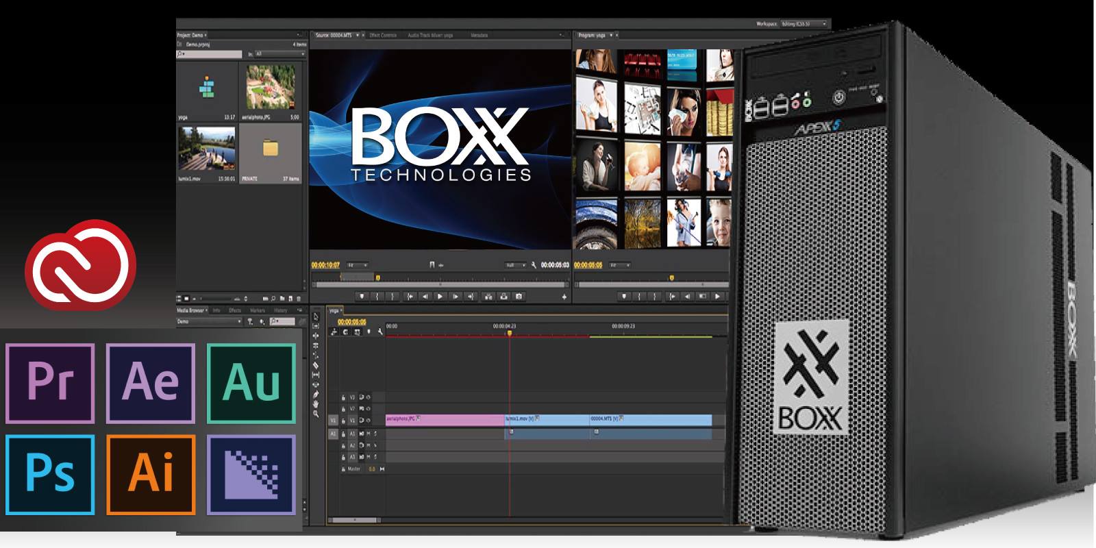BOXX Japan - BOXX Adobe Premiereの新しいグラフィック機能...