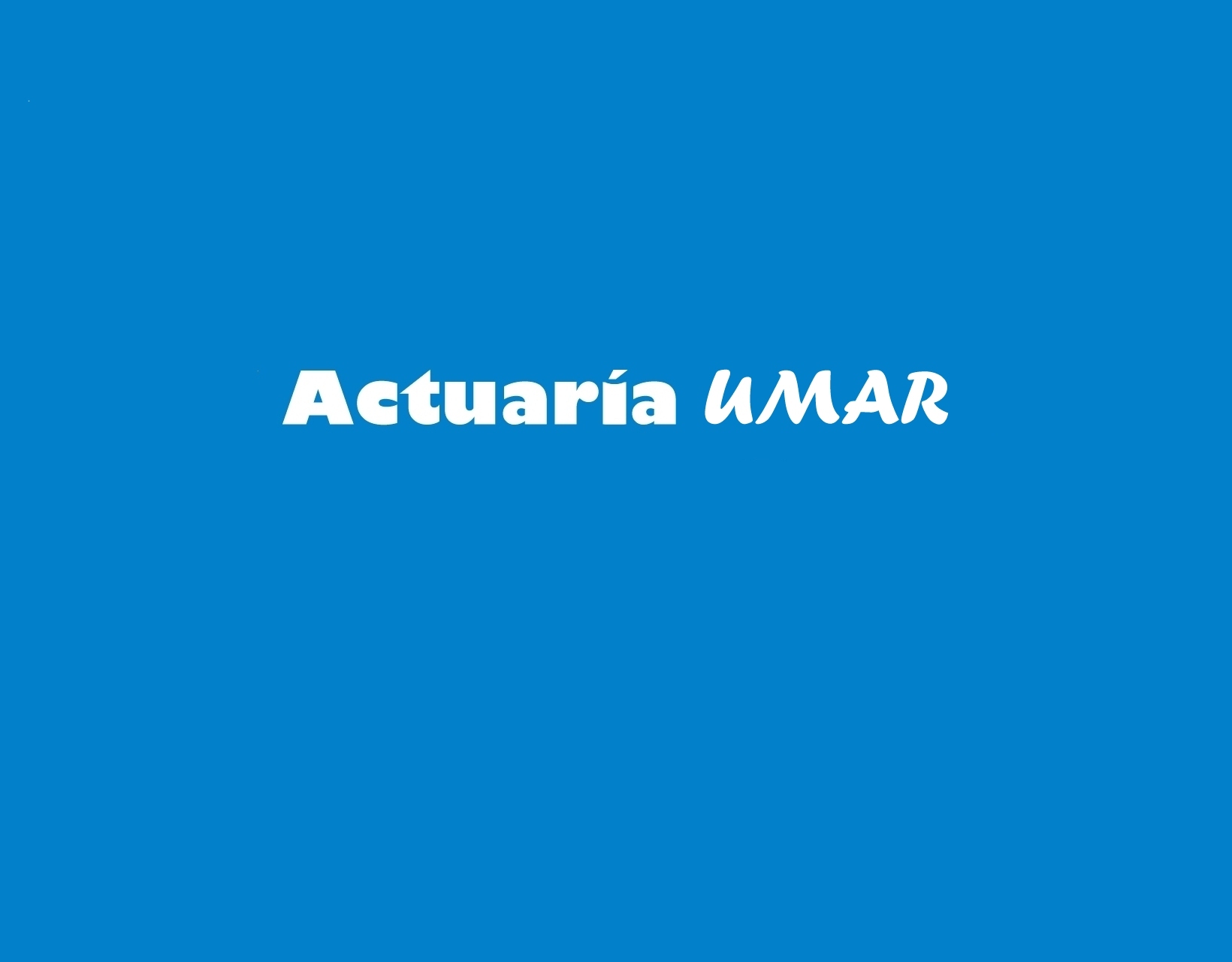 Actuaría UMAR | Santa María Huatulco