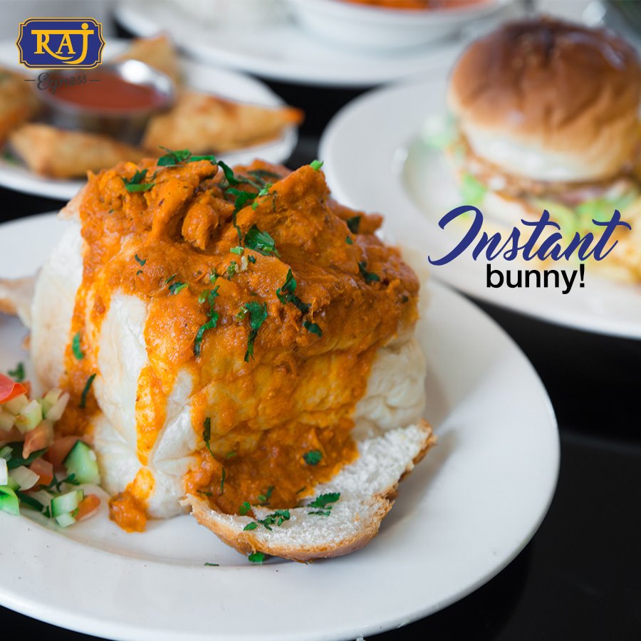 The Raj - Bunny chow meal on wheels? The Raj Express Melrose Arch ...