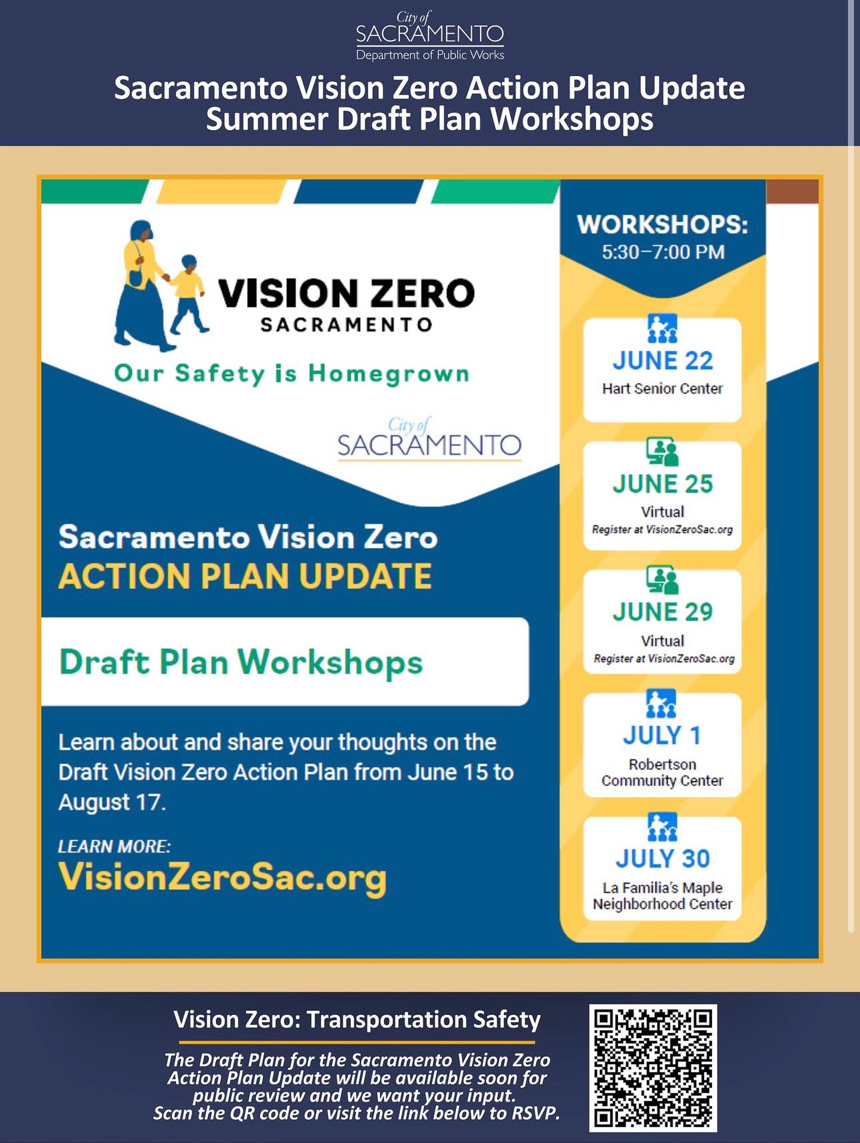 ? Sacramento is updating its Vision Zero Action Plan, and we want 