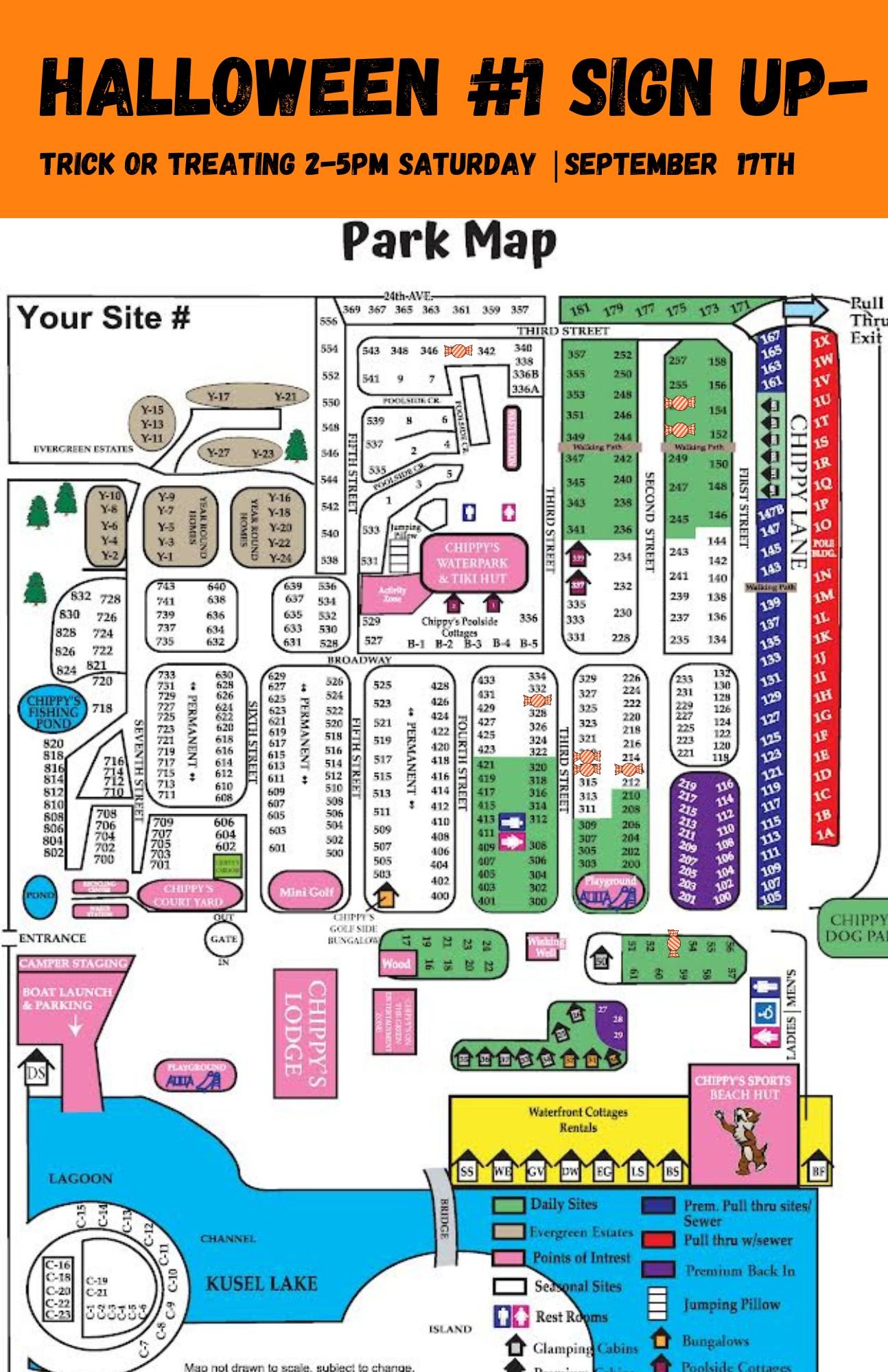 Evergreen Campsites and... - Evergreen Campsites and Resort