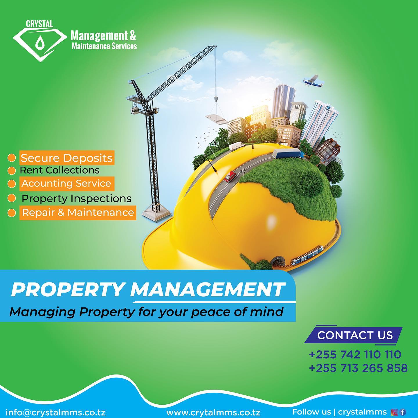 Crystal Management & Maintenance Services | Dar es Salaam