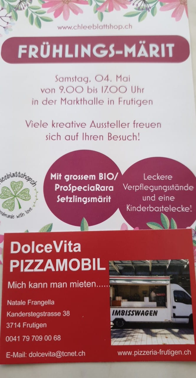 Pizzawagen Dolce Vita Frutigen Home Frutigen Switzerland