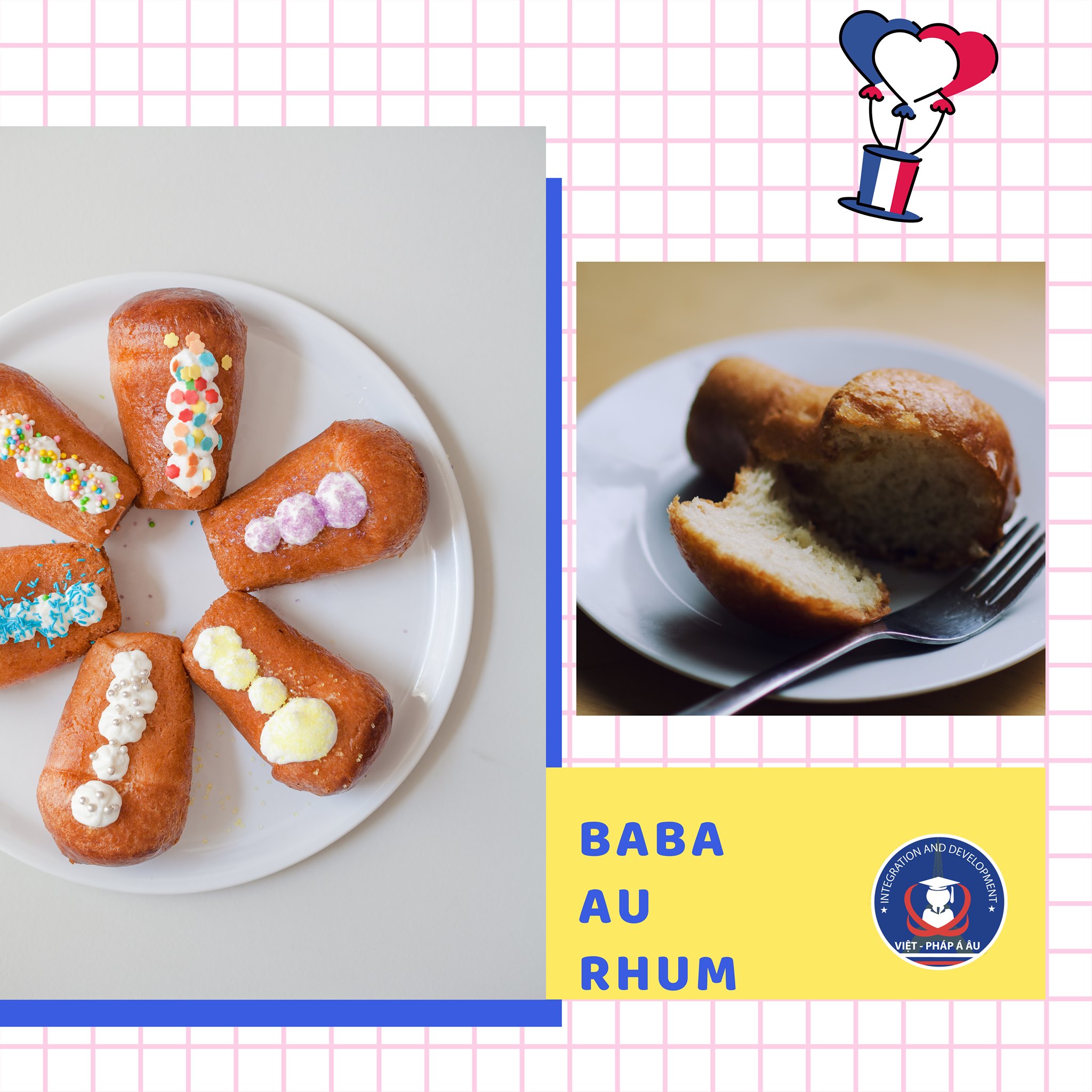VIỆT - Bánh Baba au rhum (hay còn gọi là rhum baba là một loại bánh ...