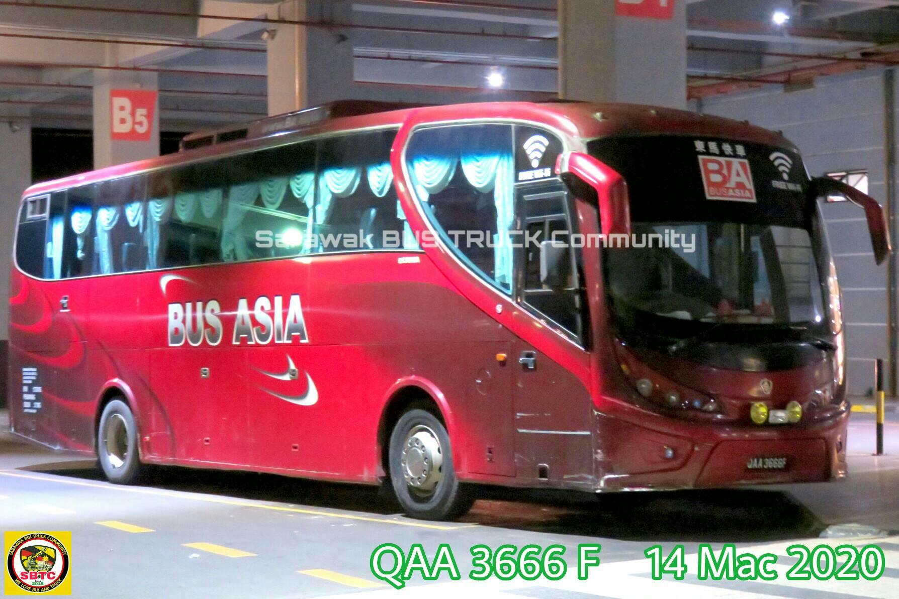 Bus Asia Qaa 3666 F Chassis Sarawak Bus Truck Community Facebook