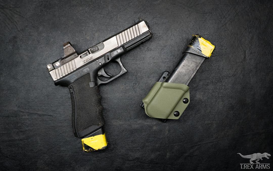 T.REX - Glock 17 with a Ranger Green pistol MARS. If you're