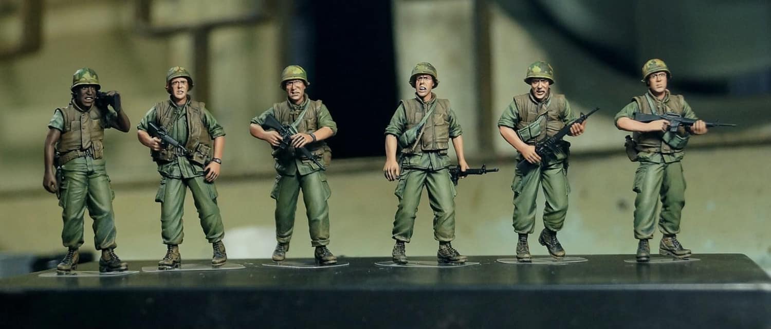 Orion 72070 1/72 US infantry in Vietnam (middle war) Plastic Model Kit