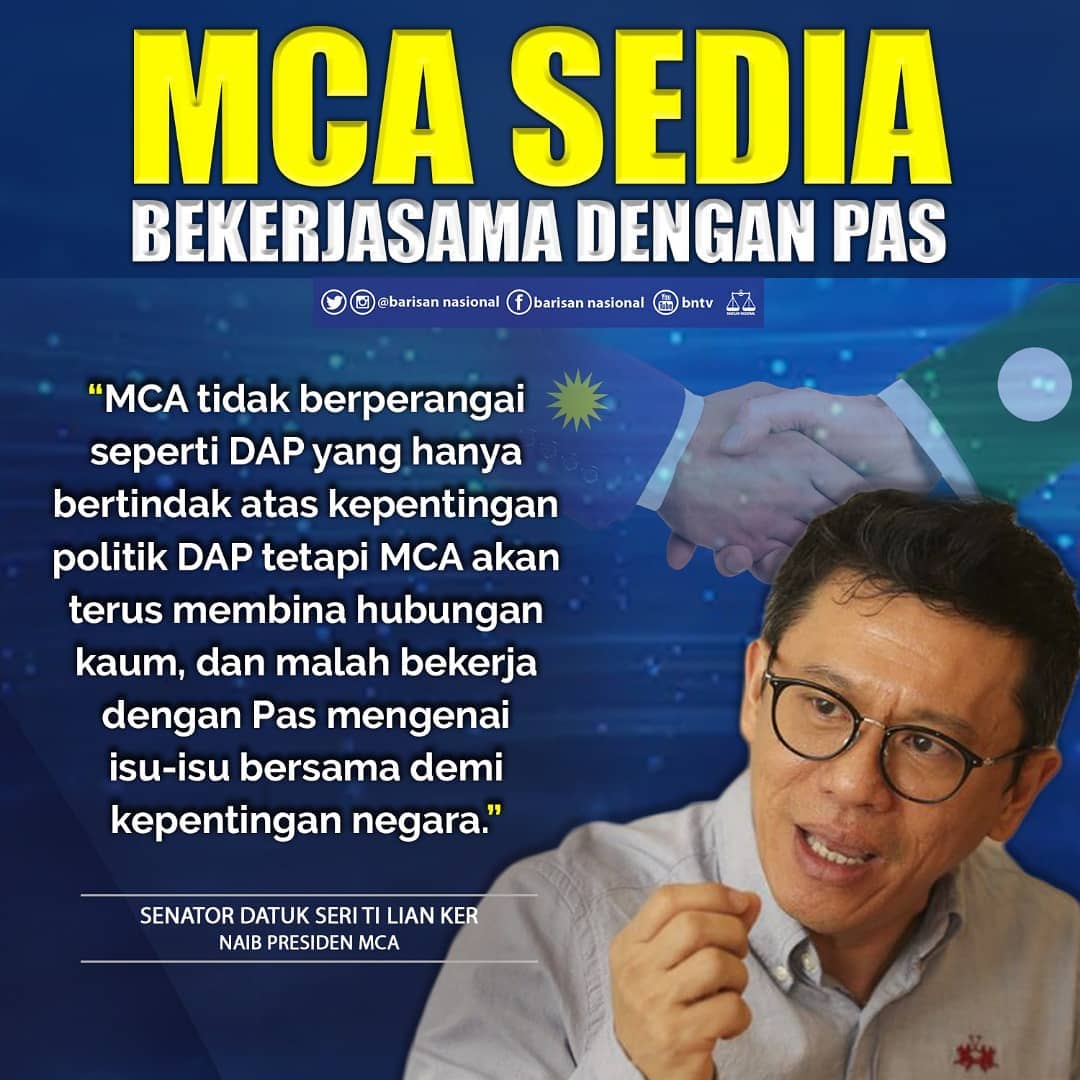 Barisan Nasional Semuanya Demi Rakyat Dan Negara Mca Sedia Bekerjasama Dengan Pas Mca Tidak Berperangai Seperti Dap Yang Hanya Bertindak Atas Kepentingan Politik Dap Tetapi Mca Akan Terus Membina Hubungan Kaum