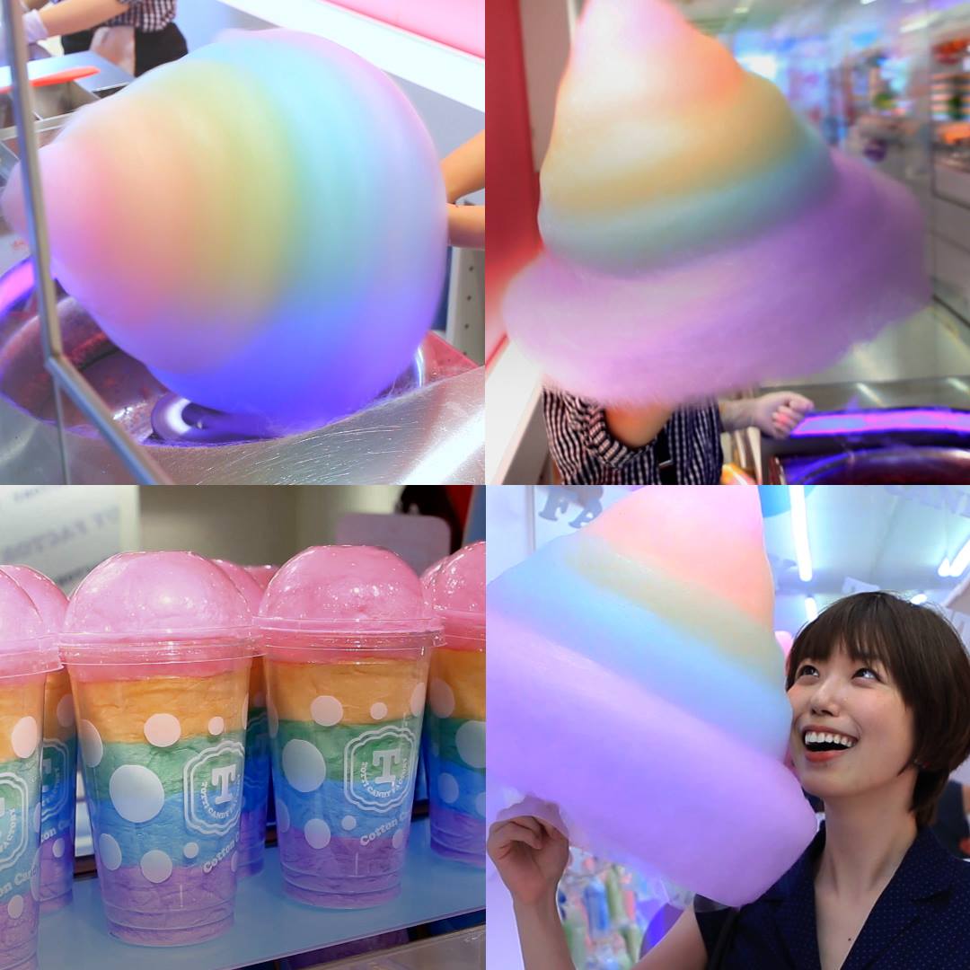 TOTTI CANDY FACTORYのジャンボわたあめ！ | Tasty Japan